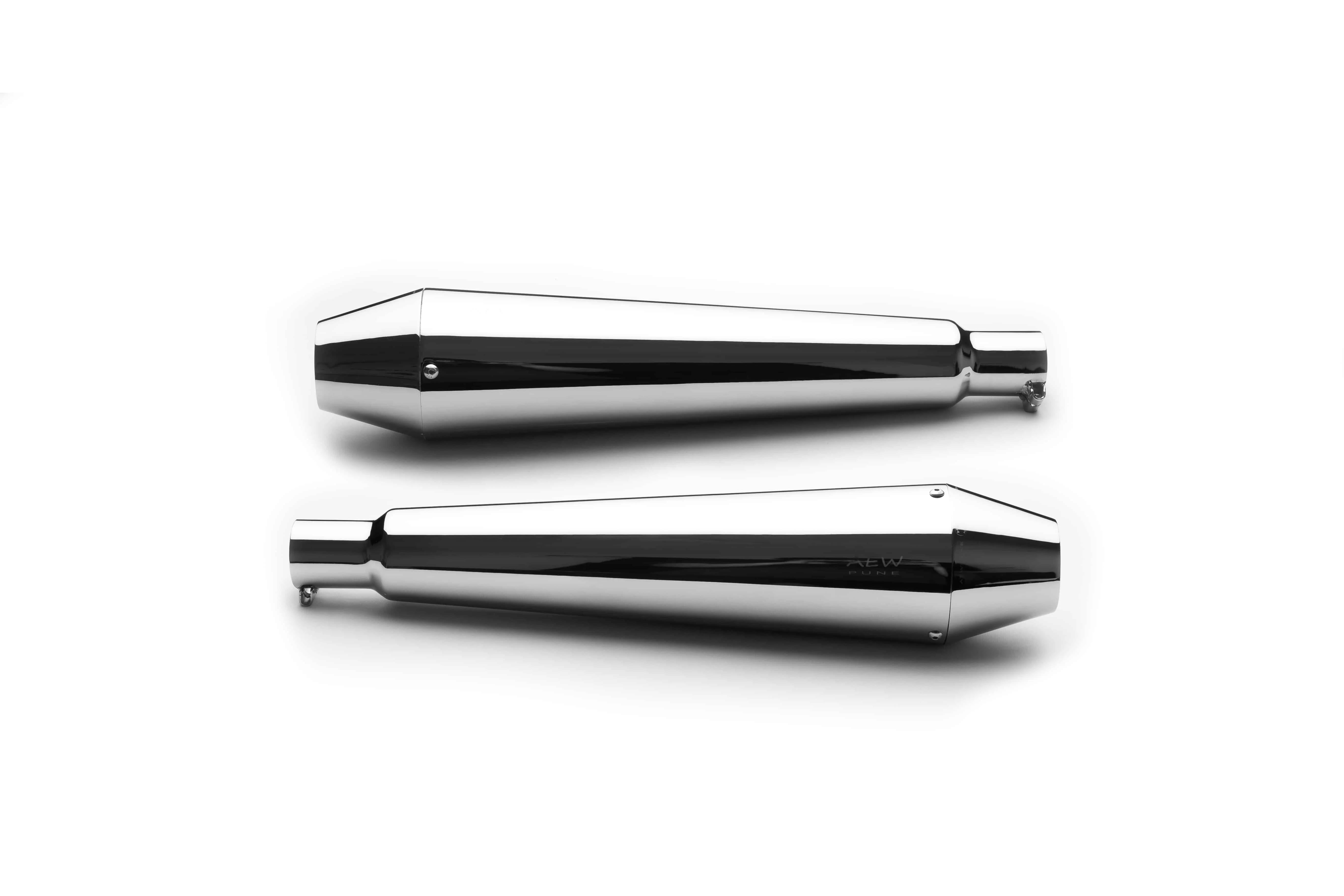 Royal Enfield Interceptor /GT 650 AEW Megaphone Exhaust  TE 101 + Cover - Image 3