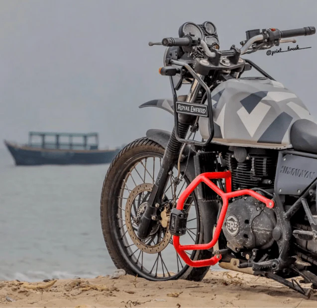 Royal Enfield Himalayan auto engina crash guard/ Leg guard - Image 11