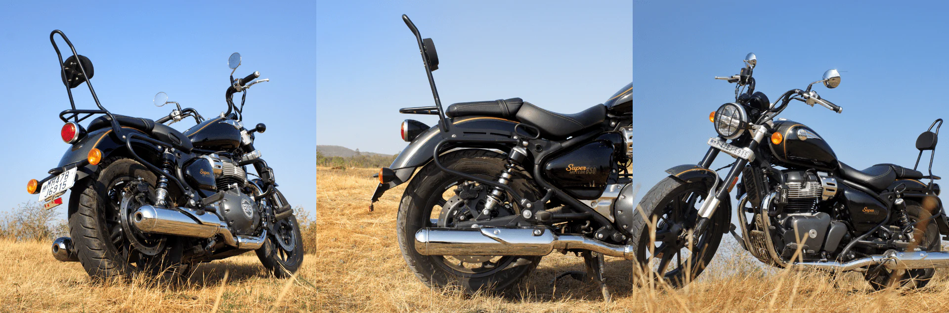 Royal Enfield Super Meteor 650 auto engina  Back rest/ Sissy bar - Image 3