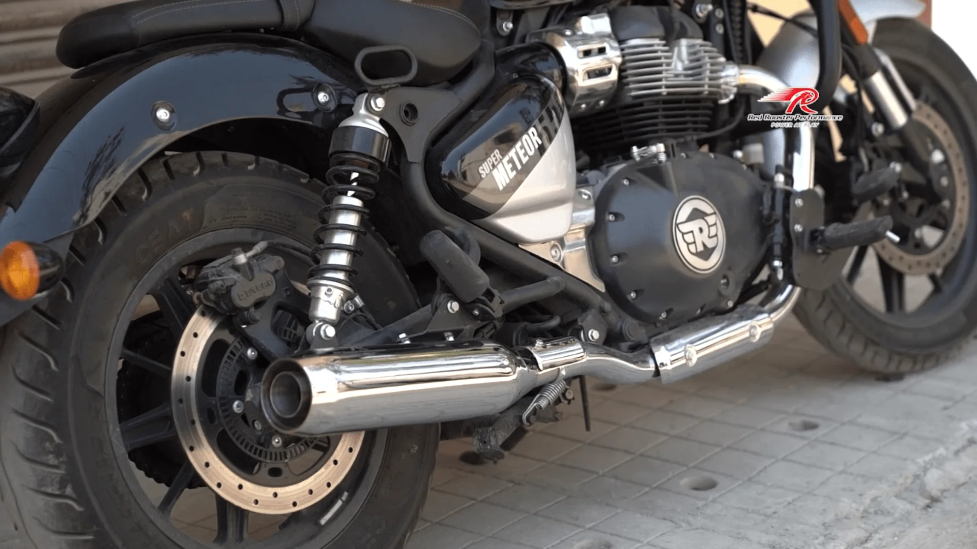 Royal Enfield Super Meteor 650 Red Rooster Astral Exhaust - Image 4