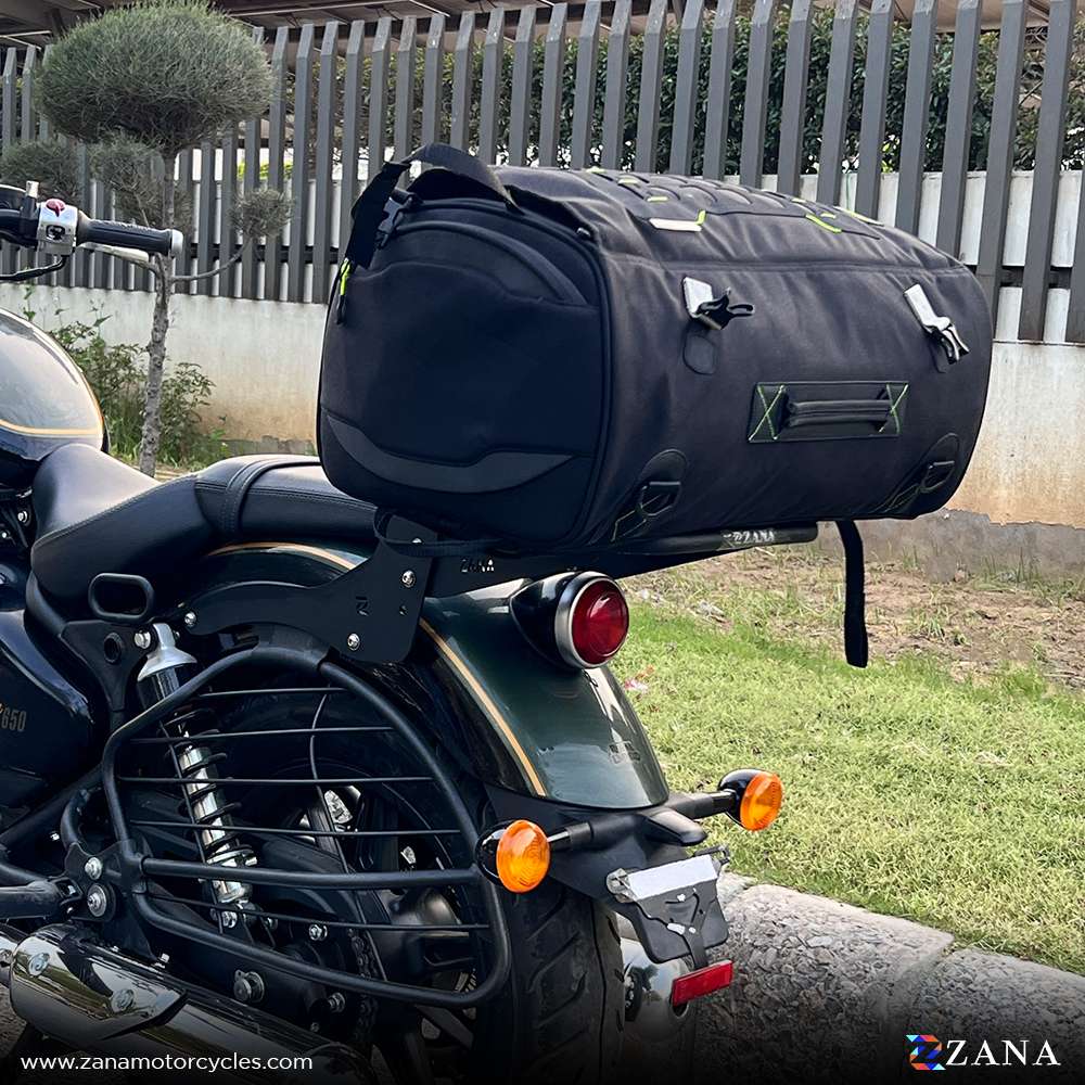 Royal Enfield Super Meteor 650 Zana Back carrier with Pillion back rest - Image 4