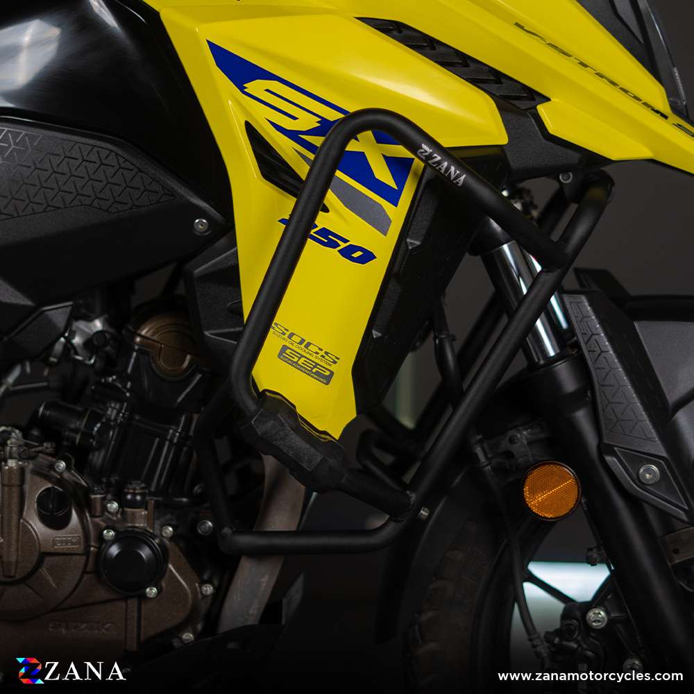 Suzuki V strom 250 Zana Crash guard with Slider puck - Image 4
